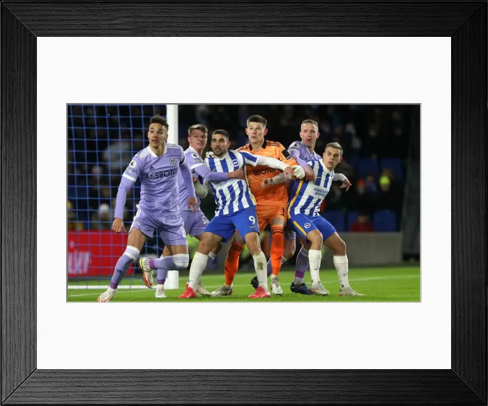 Framed Print : Brighton vs Leeds United: A Premier League Battle at American Express Community Stadium (November 2021) Framed Print : Brighton vs Leeds United: A Premier League Battle at American Express Community Stadium (November 2021)