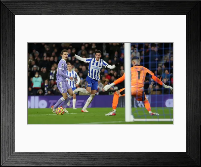 Framed Print : Premier League Showdown: Brighton & Hove Albion vs Leeds United (27 Nov 2021) Framed Print : Premier League Showdown: Brighton & Hove Albion vs Leeds United (27 Nov 2021)