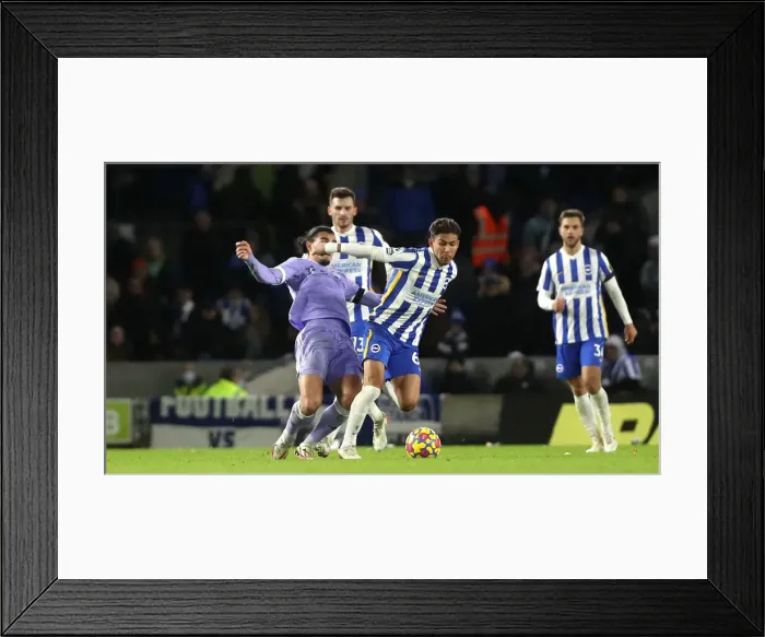 Framed Print : Intense Premier League Clash: Brighton & Hove Albion vs Leeds United - 27th November 2021 Framed Print : Intense Premier League Clash: Brighton & Hove Albion vs Leeds United - 27th November 2021