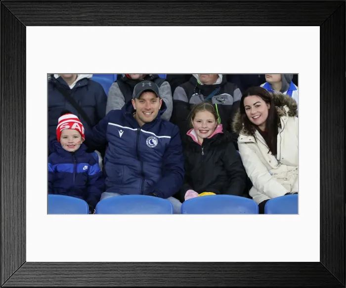 Framed Print : Brighton & Hove Albion vs Leeds United: A Premier League Battle at American Express Community Stadium (November 27, 2021)