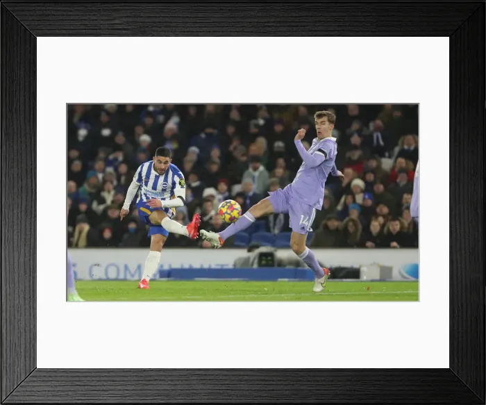 Framed Print : Intense Premier League Clash: Brighton & Hove Albion vs. Leeds United (November 2021) Framed Print : Intense Premier League Clash: Brighton & Hove Albion vs. Leeds United (November 2021)