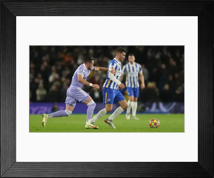Framed Print : Brighton vs Leeds United: A Premier League Battle at American Express Community Stadium (November 27, 2021) Framed Print : Brighton vs Leeds United: A Premier League Battle at American Express Community Stadium (November 27, 2021)