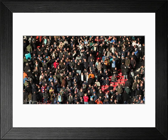 Framed Print : Decisive Moments: Southampton vs. Brighton & Hove Albion at St Mary's, 04DEC21 - Premier League Showdown