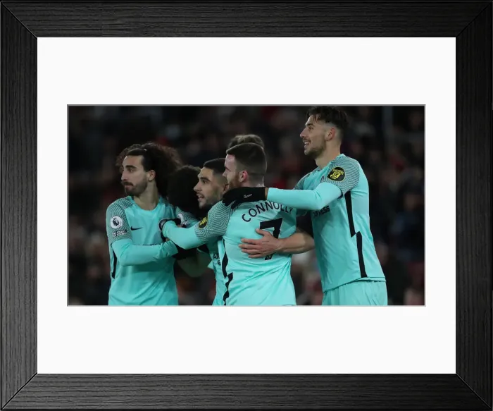 Framed Print : Decisive Moments: Southampton vs. Brighton & Hove Albion at St Mary's, 4th December 2021 Framed Print : Decisive Moments: Southampton vs. Brighton & Hove Albion at St Mary's, 4th December 2021