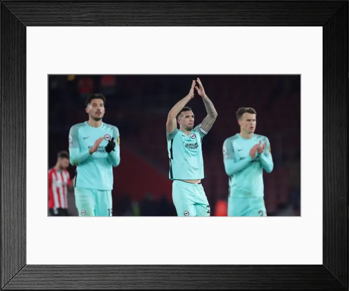 Framed Print : Decisive Moments: Southampton vs. Brighton & Hove Albion at St Mary's, 4th December 2021