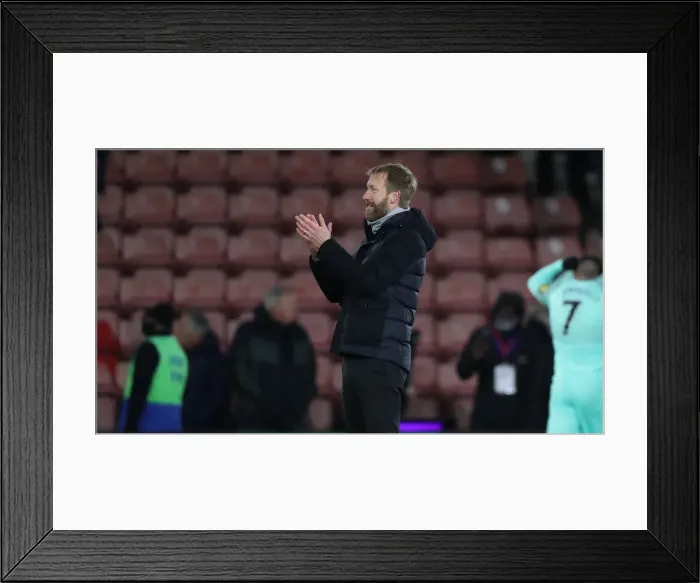 Framed Print : Decisive Moments at St Mary's: Southampton vs. Brighton & Hove Albion, 04DEC21 Framed Print : Decisive Moments at St Mary's: Southampton vs. Brighton & Hove Albion, 04DEC21