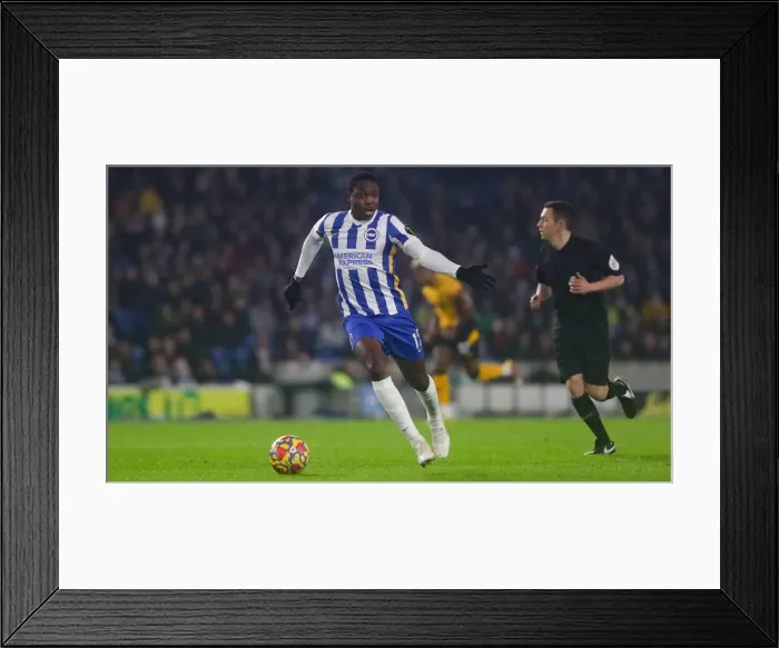 Framed Print : Premier League Battle: Brighton & Hove Albion vs. Wolverhampton Wanderers (15DEC21) Framed Print : Premier League Battle: Brighton & Hove Albion vs. Wolverhampton Wanderers (15DEC21)