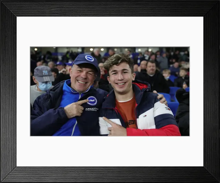 Framed Print : Brighton vs. Wolverhampton Wanderers: A Premier League Battle at American Express Community Stadium (15DEC21)