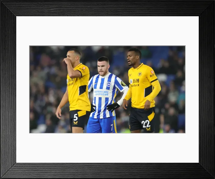Framed Print : Premier League Showdown: Brighton vs. Wolverhampton Wanderers (15DEC21) - Battle at American Express Community Stadium Framed Print : Premier League Showdown: Brighton vs. Wolverhampton Wanderers (15DEC21) - Battle at American Express Community Stadium