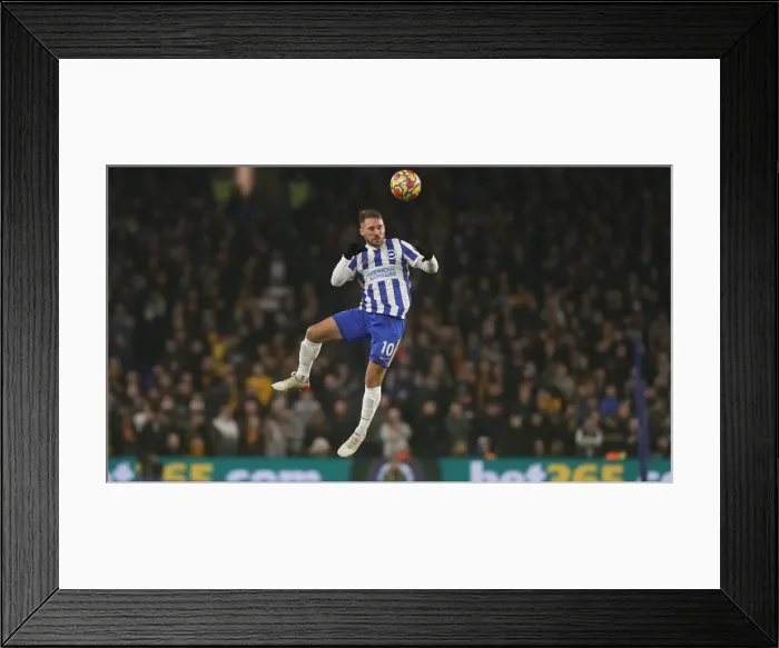 Framed Print : Brighton vs. Wolves: A Premier League Battle at American Express Community Stadium (15DEC21) Framed Print : Brighton vs. Wolves: A Premier League Battle at American Express Community Stadium (15DEC21)