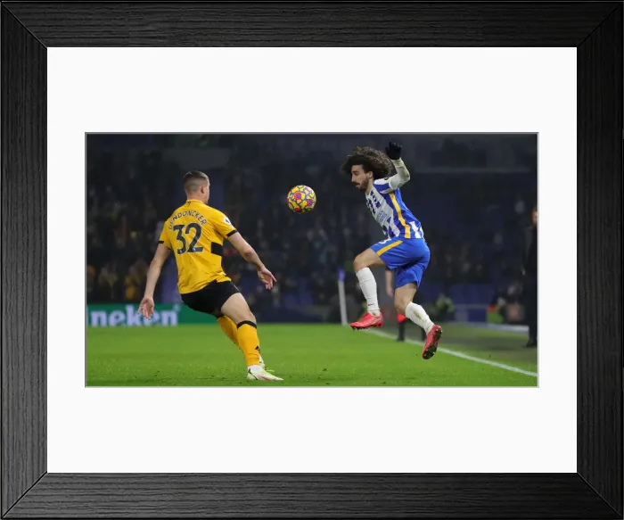 Framed Print : Brighton and Hove Albion vs. Wolverhampton Wanderers: A Premier League Battle at American Express Community Stadium (15DEC21) Framed Print : Brighton and Hove Albion vs. Wolverhampton Wanderers: A Premier League Battle at American Express Community Stadium (15DEC21)
