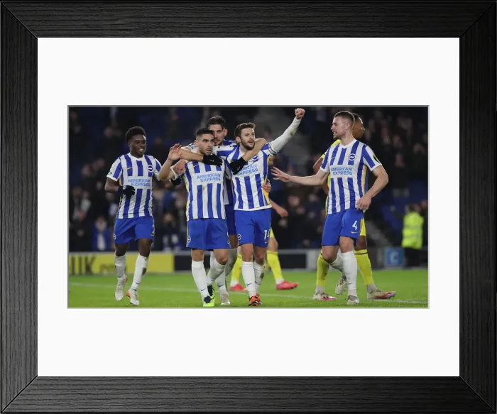 Framed Print : Boxing Day Battle: Brighton & Hove Albion vs. Brentford in Premier League (26DEC21) Framed Print : Boxing Day Battle: Brighton & Hove Albion vs. Brentford in Premier League (26DEC21)
