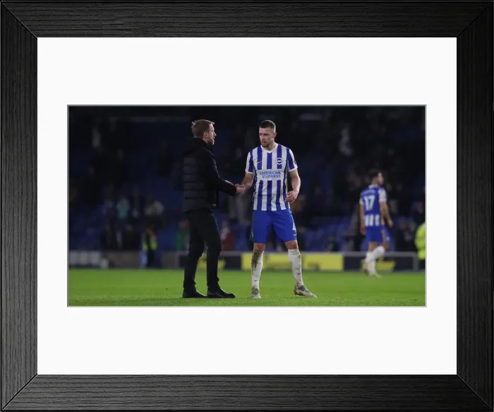 Framed Print : Boxing Day Battle: Premier League Clash between Brighton & Hove Albion and Brentford (26DEC21)