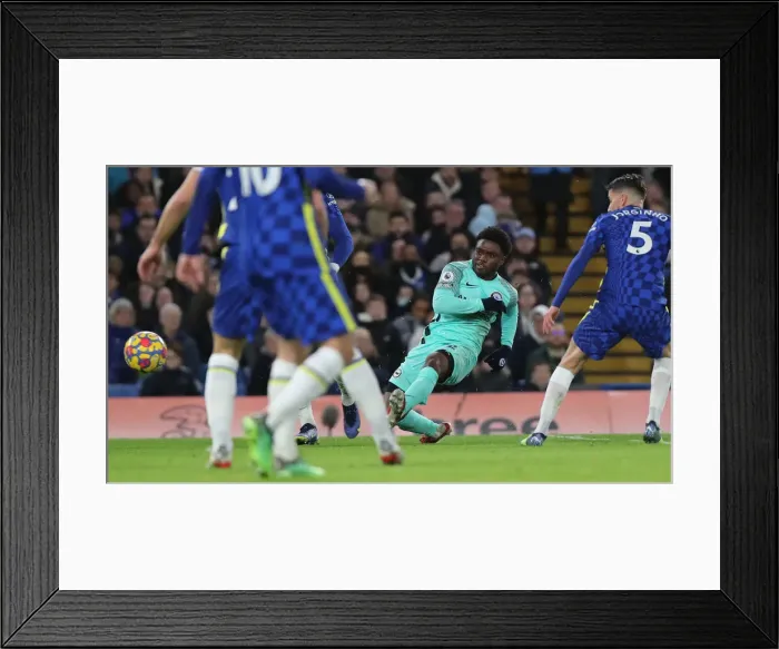 Framed Print : Intense Premier League Clash: Chelsea vs. Brighton & Hove Albion at Stamford Bridge (29DEC21) Framed Print : Intense Premier League Clash: Chelsea vs. Brighton & Hove Albion at Stamford Bridge (29DEC21)