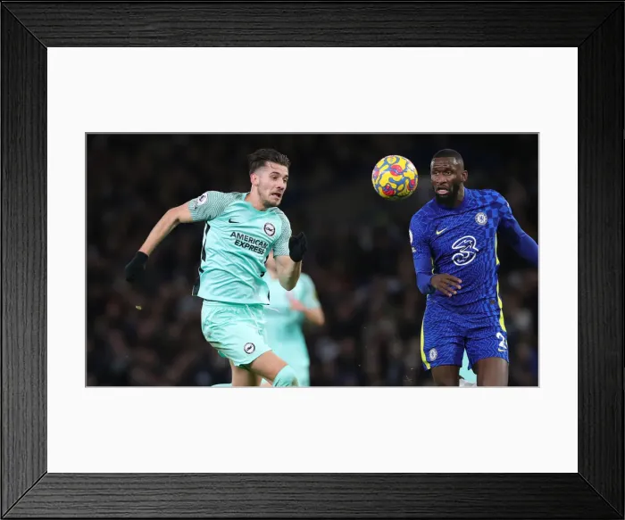 Framed Print : Intense Premier League Clash: Chelsea vs. Brighton & Hove Albion at Stamford Bridge (29DEC21) Framed Print : Intense Premier League Clash: Chelsea vs. Brighton & Hove Albion at Stamford Bridge (29DEC21)
