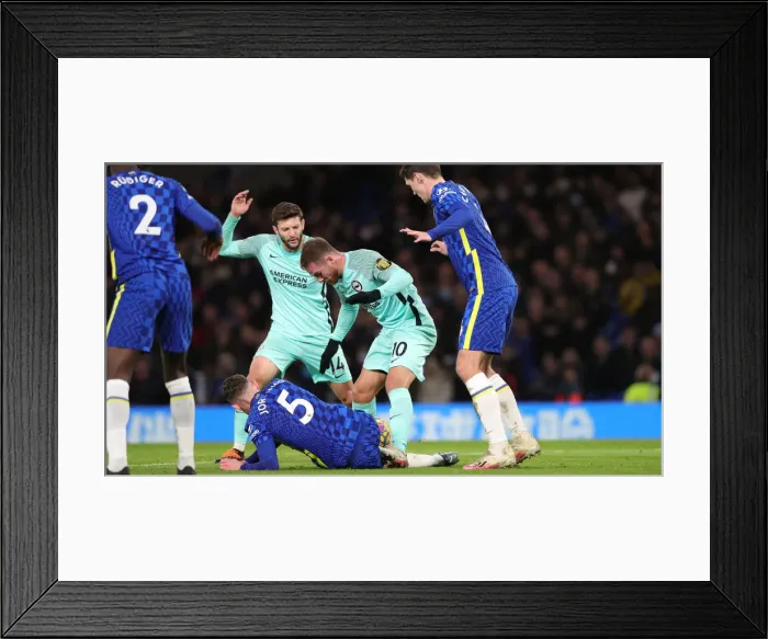 Framed Print : Battle at Stamford Bridge: Premier League Clash between Chelsea and Brighton & Hove Albion (29DEC21) Framed Print : Battle at Stamford Bridge: Premier League Clash between Chelsea and Brighton & Hove Albion (29DEC21)