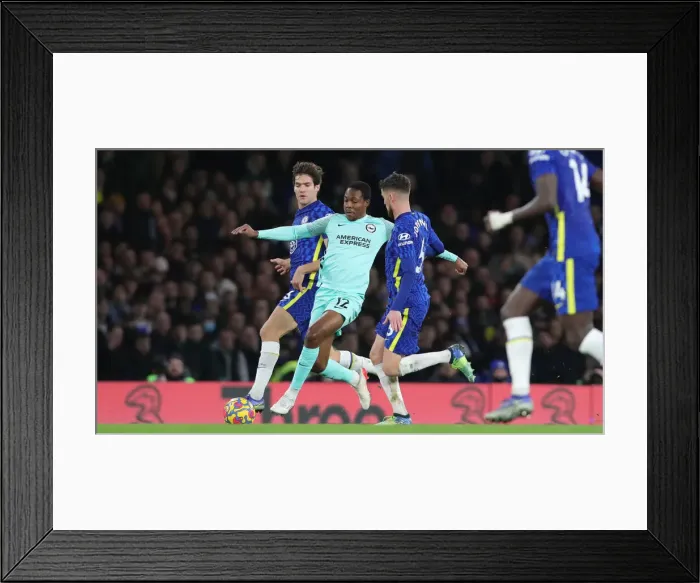 Framed Print : Battling it Out: Chelsea vs. Brighton & Hove Albion at Stamford Bridge (Premier League, 29DEC21) Framed Print : Battling it Out: Chelsea vs. Brighton & Hove Albion at Stamford Bridge (Premier League, 29DEC21)