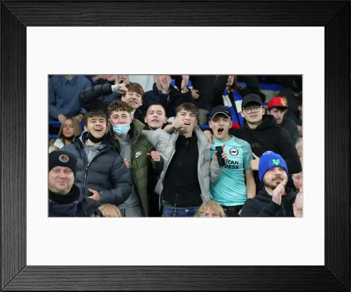 Framed Print : Decisive Moments: Chelsea vs. Brighton & Hove Albion at Stamford Bridge (29DEC21) - Premier League Showdown