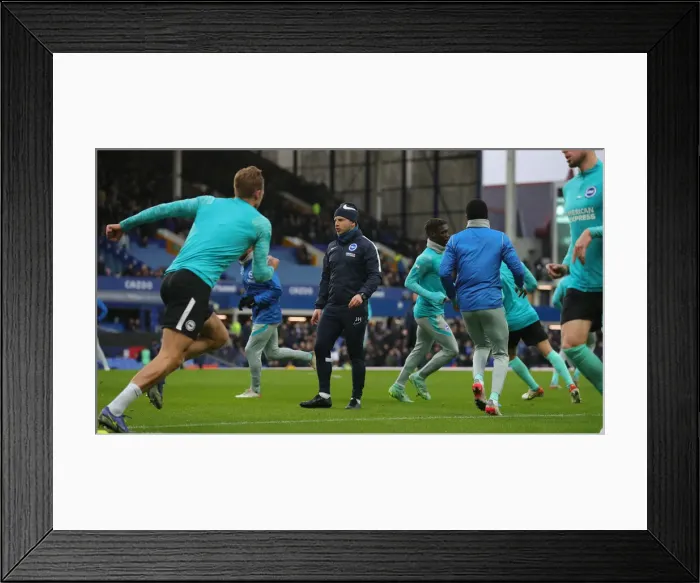 Framed Print : Everton v Brighton and Hove Albion Premier League 02JAN22 Framed Print : Everton v Brighton and Hove Albion Premier League 02JAN22