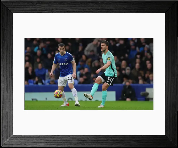 Framed Print : 0-0 Stalemate: Everton vs. Brighton & Hove Albion (Premier League, 2nd January 2022) Framed Print : 0-0 Stalemate: Everton vs. Brighton & Hove Albion (Premier League, 2nd January 2022)