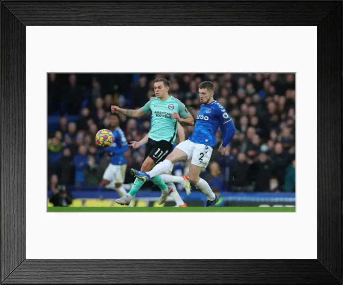 Framed Print : Premier League Showdown: Everton vs. Brighton and Hove Albion (Goodison Park, 2 January 2022) Framed Print : Premier League Showdown: Everton vs. Brighton and Hove Albion (Goodison Park, 2 January 2022)