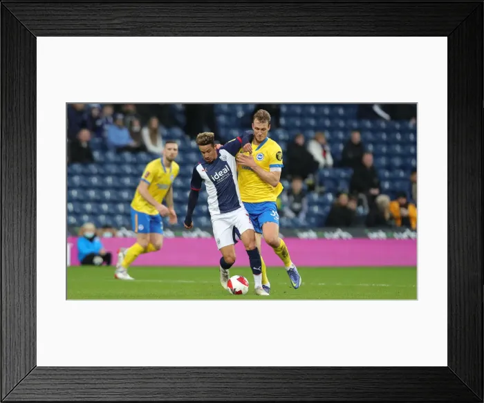 Framed Print : Intense FA Cup Clash: West Bromwich Albion vs. Brighton and Hove Albion (08JAN22) Framed Print : Intense FA Cup Clash: West Bromwich Albion vs. Brighton and Hove Albion (08JAN22)