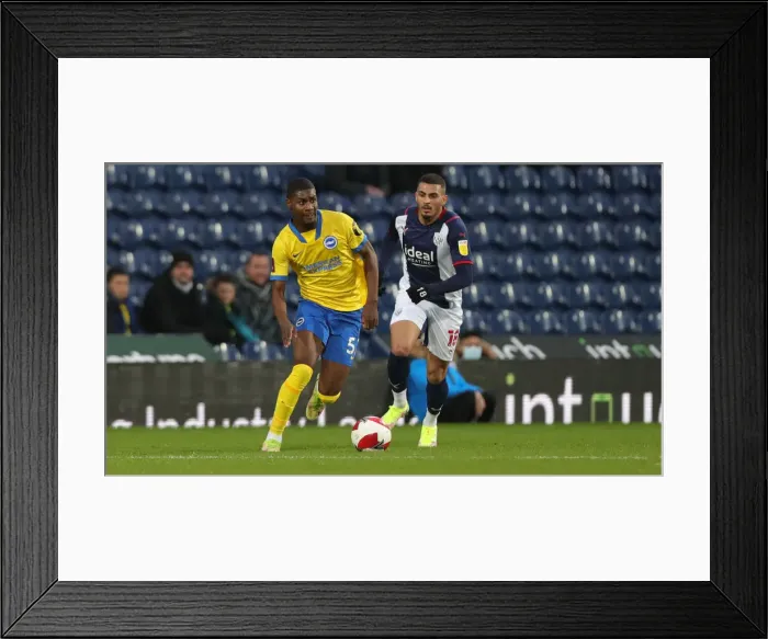 Framed Print : FA Cup Showdown: West Bromwich Albion vs. Brighton and Hove Albion (08JAN22) - Thrilling Match Action Framed Print : FA Cup Showdown: West Bromwich Albion vs. Brighton and Hove Albion (08JAN22) - Thrilling Match Action