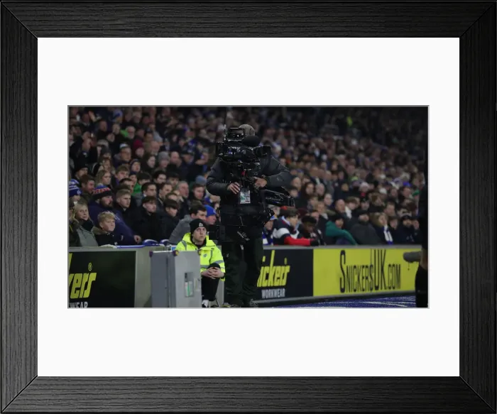 Framed Print : Intense Premier League Rivalry: Brighton & Hove Albion vs. Crystal Palace (14JAN22)