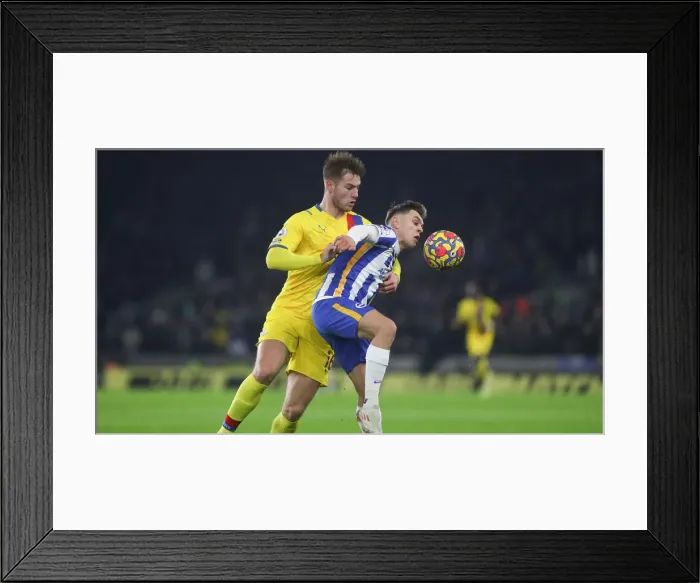 Framed Print : Intense Premier League Rivalry: Brighton & Hove Albion vs. Crystal Palace (14JAN22) Framed Print : Intense Premier League Rivalry: Brighton & Hove Albion vs. Crystal Palace (14JAN22)