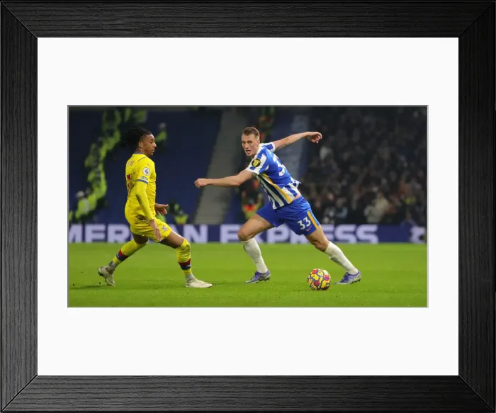 Framed Print : Intense Premier League Clash: Brighton & Hove Albion vs. Crystal Palace (14JAN22) Framed Print : Intense Premier League Clash: Brighton & Hove Albion vs. Crystal Palace (14JAN22)