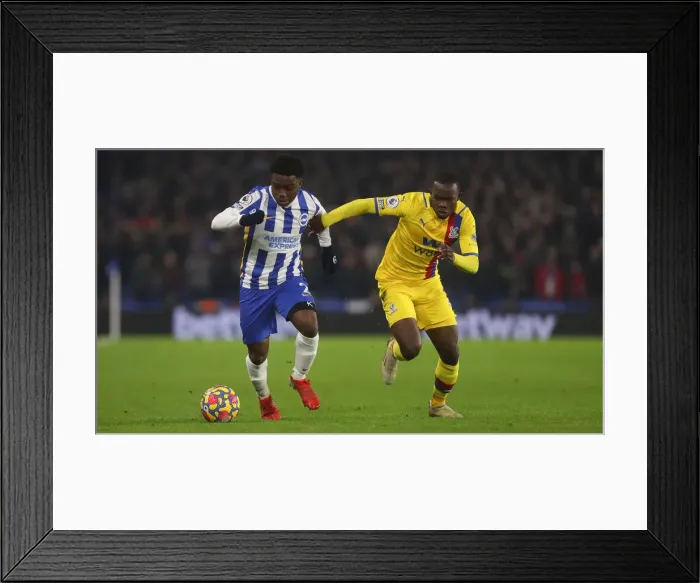 Framed Print : Intense Premier League Rivalry: Brighton vs. Crystal Palace (14JAN22) Framed Print : Intense Premier League Rivalry: Brighton vs. Crystal Palace (14JAN22)