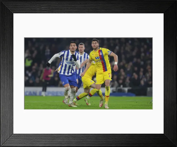 Framed Print : Intense Premier League Rivalry: Brighton & Hove Albion vs. Crystal Palace (14JAN22)
