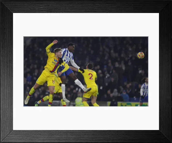Framed Print : Intense Premier League Rivalry: Brighton vs. Crystal Palace (14JAN22) - A Showdown at the American Express Community Stadium Framed Print : Intense Premier League Rivalry: Brighton vs. Crystal Palace (14JAN22) - A Showdown at the American Express Community Stadium