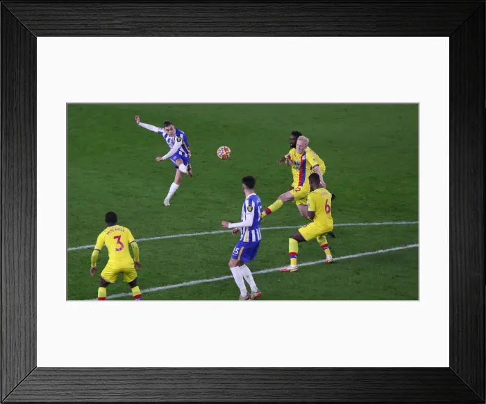 Framed Print : Intense Premier League Showdown: Brighton vs. Crystal Palace (14JAN22) Framed Print : Intense Premier League Showdown: Brighton vs. Crystal Palace (14JAN22)