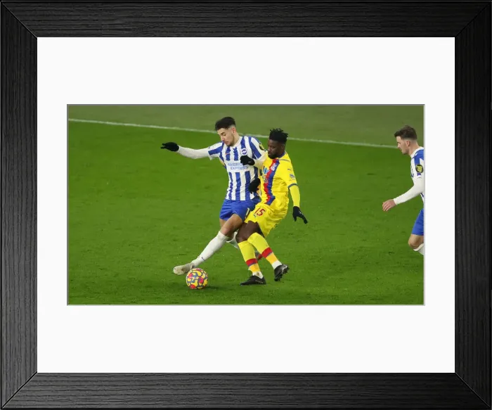 Framed Print : Brighton vs. Crystal Palace: Intense Premier League Clash at American Express Community Stadium (14JAN22) Framed Print : Brighton vs. Crystal Palace: Intense Premier League Clash at American Express Community Stadium (14JAN22)