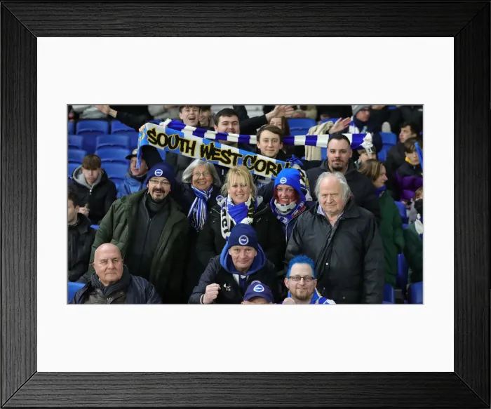 Framed Print : Intense Action: Brighton & Hove Albion vs. Chelsea, 18JAN22 - Premier League Clash at American Express Community Stadium Framed Print : Intense Action: Brighton & Hove Albion vs. Chelsea, 18JAN22 - Premier League Clash at American Express Community Stadium