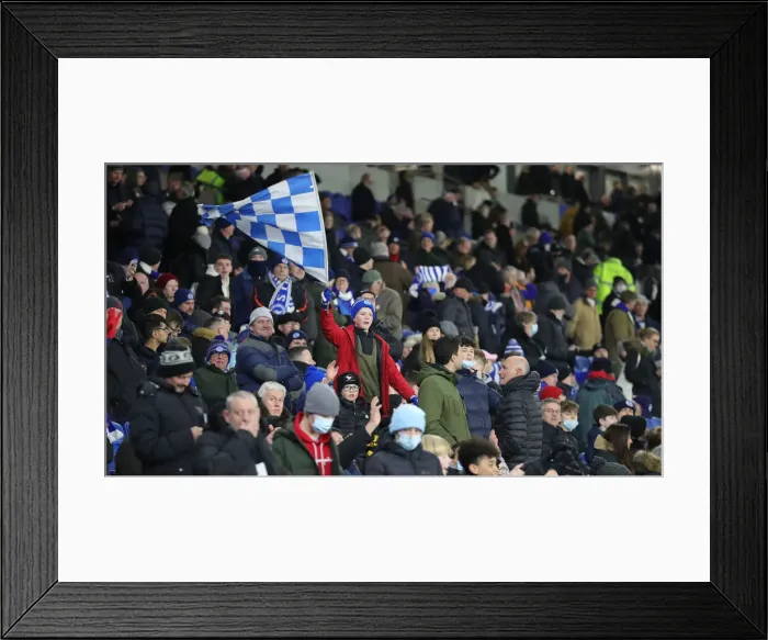Framed Print : Intense Premier League Showdown: Brighton & Hove Albion vs. Chelsea (18JAN22)