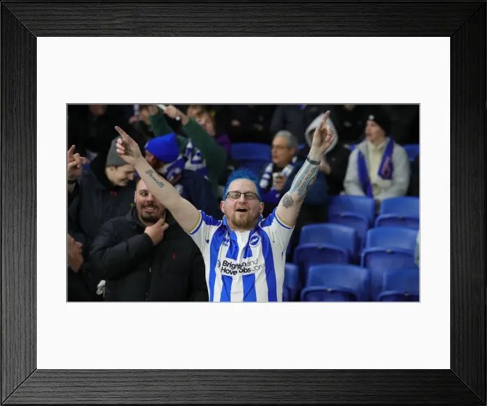 Framed Print : Intense Premier League Clash: Brighton & Hove Albion vs. Chelsea (18JAN22) Framed Print : Intense Premier League Clash: Brighton & Hove Albion vs. Chelsea (18JAN22)