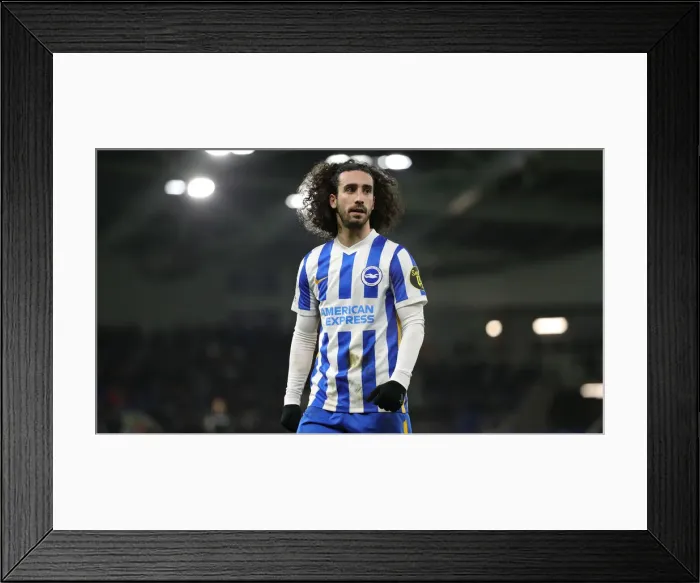 Framed Print : Intense Premier League Showdown: Brighton & Hove Albion vs. Chelsea (18JAN22)
