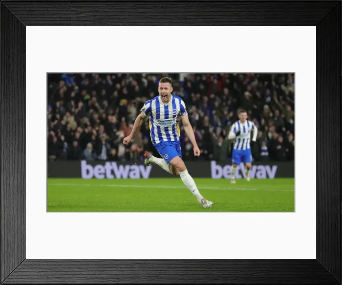 Framed Print : Intense Premier League Clash: Brighton & Hove Albion vs. Chelsea (18JAN22) Framed Print : Intense Premier League Clash: Brighton & Hove Albion vs. Chelsea (18JAN22)