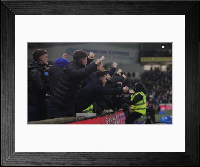 Framed Print : Intense Premier League Showdown: Brighton & Hove Albion vs. Chelsea (18JAN22) Framed Print : Intense Premier League Showdown: Brighton & Hove Albion vs. Chelsea (18JAN22)