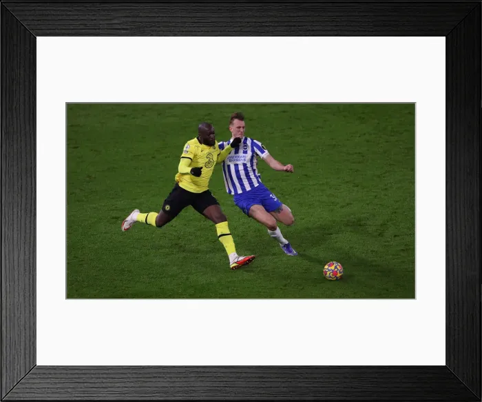 Framed Print : Intense Premier League Clash: Brighton & Hove Albion vs. Chelsea (18Jan22) Framed Print : Intense Premier League Clash: Brighton & Hove Albion vs. Chelsea (18Jan22)