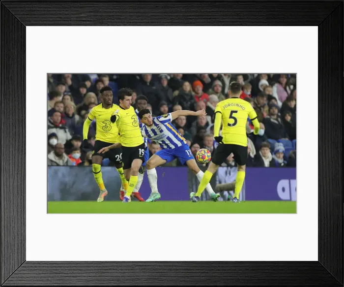 Framed Print : Intense Action: Brighton and Hove Albion vs. Chelsea, 18JAN22 Premier League Match at American Express Community Stadium Framed Print : Intense Action: Brighton and Hove Albion vs. Chelsea, 18JAN22 Premier League Match at American Express Community Stadium