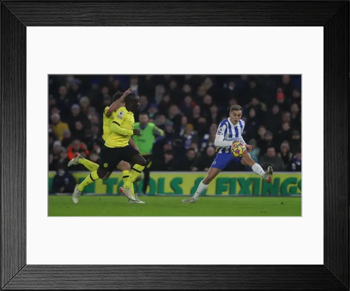 Framed Print : Intense Premier League Clash: Brighton and Hove Albion vs. Chelsea (18JAN22) Framed Print : Intense Premier League Clash: Brighton and Hove Albion vs. Chelsea (18JAN22)