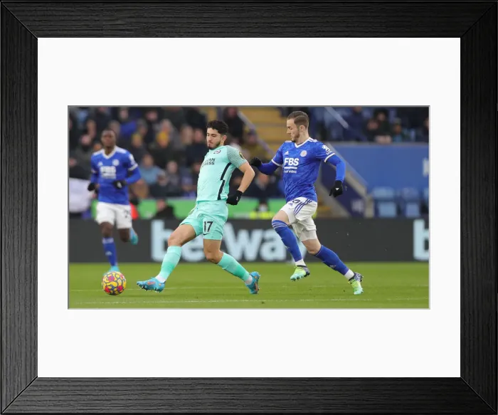 Framed Print : Premier League Clash: Leicester City vs. Brighton & Hove Albion (23Jan22) Framed Print : Premier League Clash: Leicester City vs. Brighton & Hove Albion (23Jan22)