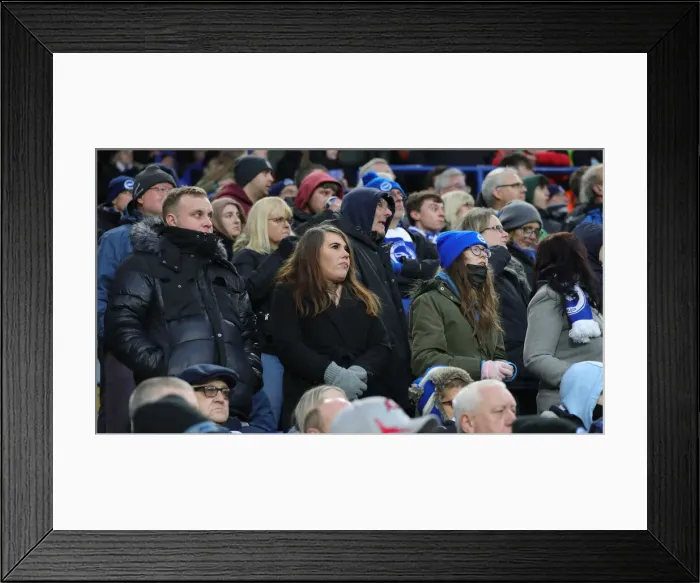Framed Print : Premier League Showdown: Leicester City vs. Brighton & Hove Albion (23Jan22) Framed Print : Premier League Showdown: Leicester City vs. Brighton & Hove Albion (23Jan22)