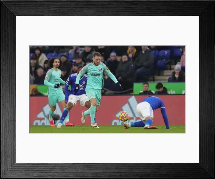 Framed Print : Intense Premier League Showdown: Leicester City vs. Brighton & Hove Albion (23Jan22)