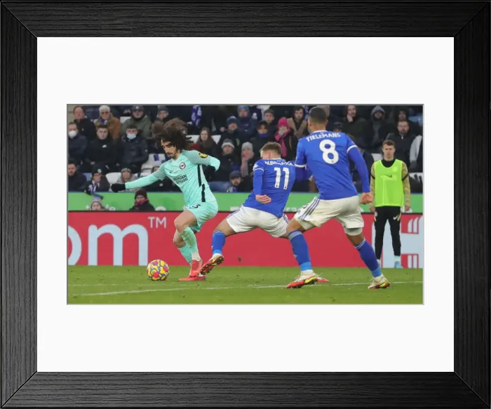 Framed Print : Premier League Battle: Leicester City vs. Brighton & Hove Albion at King Power Stadium (23Jan22) Framed Print : Premier League Battle: Leicester City vs. Brighton & Hove Albion at King Power Stadium (23Jan22)