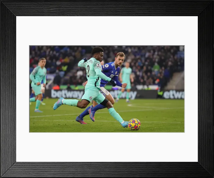 Framed Print : Intense Premier League Showdown: Leicester City vs. Brighton & Hove Albion (23Jan22) Framed Print : Intense Premier League Showdown: Leicester City vs. Brighton & Hove Albion (23Jan22)
