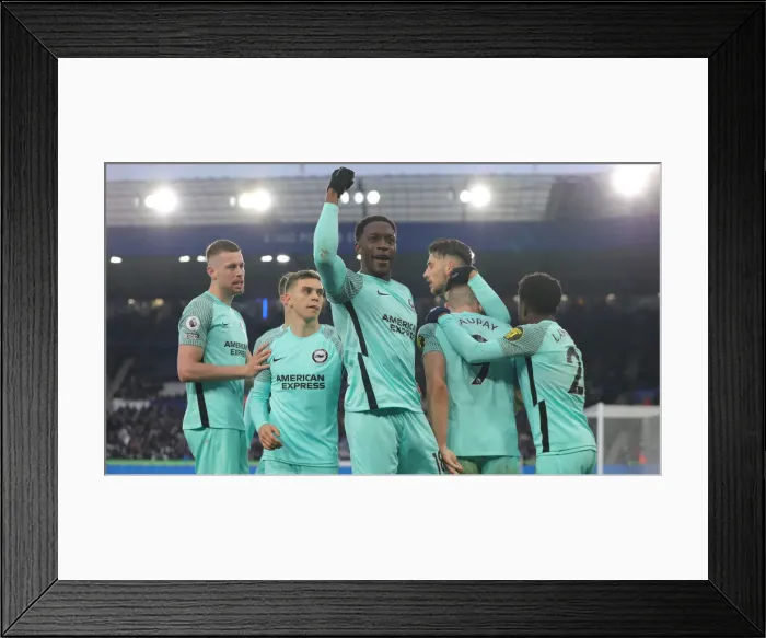 Framed Print : Premier League Showdown: Leicester City vs. Brighton & Hove Albion at King Power Stadium (23Jan22) Framed Print : Premier League Showdown: Leicester City vs. Brighton & Hove Albion at King Power Stadium (23Jan22)